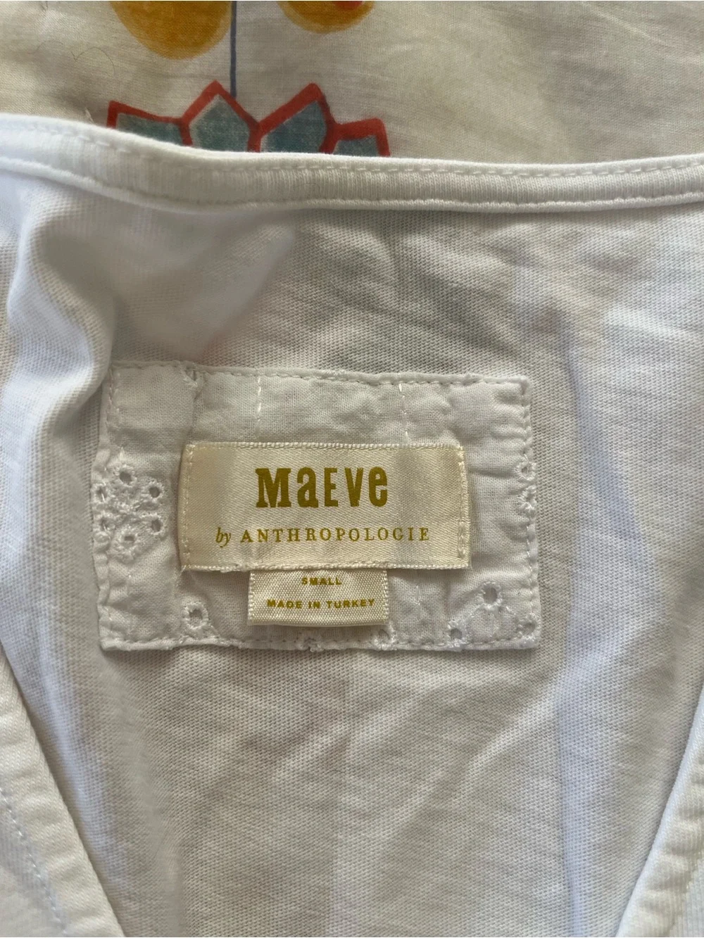 Anthropologie crisp white